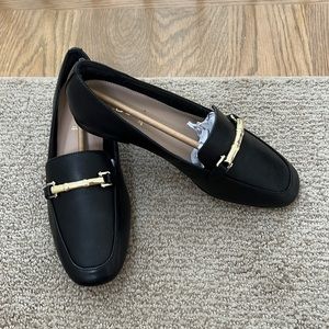 Aldo black loafers size US6, never worn